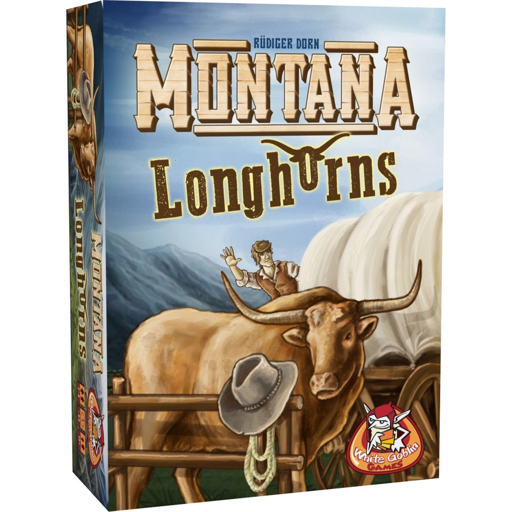 Weiße Goblin -Spiele Montana: Longhorns