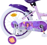 Wunsch Disney Wish Kinderfahrrad - Mädchen - 16 Zoll - Lila - Zwei Handbremsen