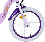 Wunsch Disney Wish Kinderfahrrad - Mädchen - 16 Zoll - Lila - Zwei Handbremsen
