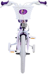 Wunsch Disney Wish Kinderfahrrad - Mädchen - 16 Zoll - Lila - Zwei Handbremsen