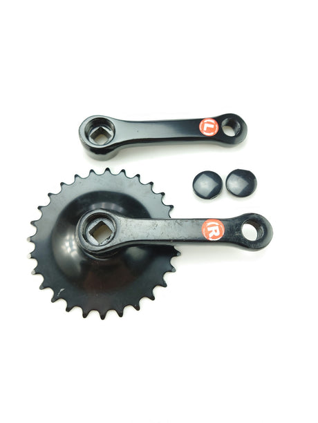 Imp Crank Set ORT 28T Schwarz