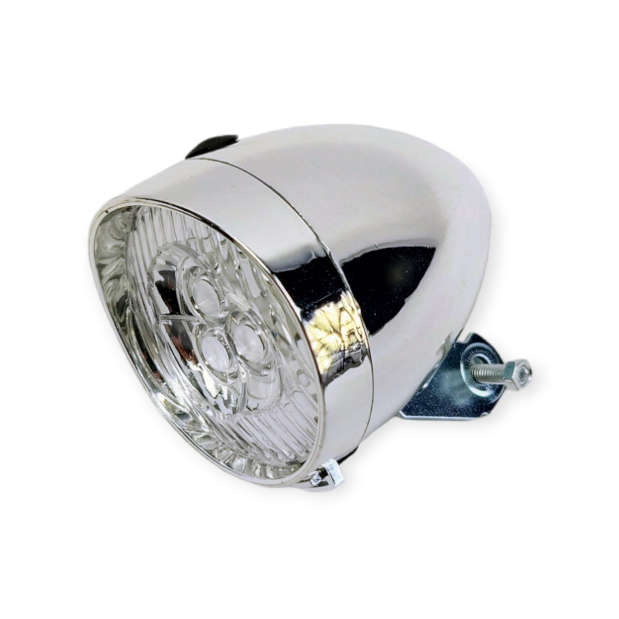 XtrAbike -Scheinwerfer Chrome 3 LED -EXCS -Haken