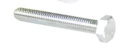 Xtrabike Bolt Hexagon M6x45 Edelstahl