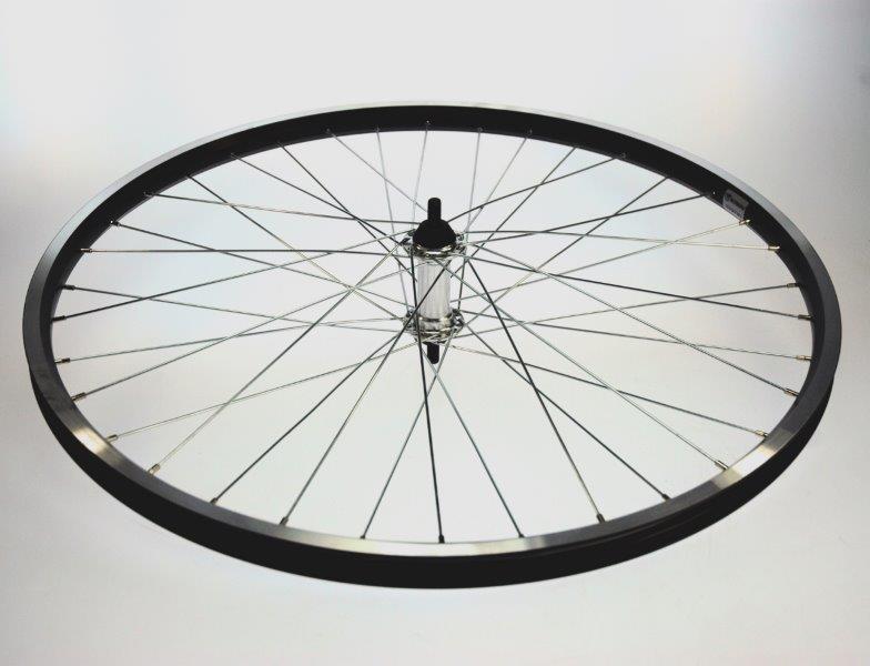 Bike Fun Kinder-Vorderrad 26x1,75 Aluminium schwarz