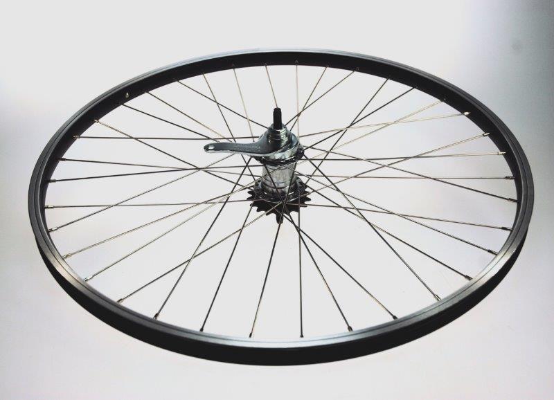 Bike Fun Kids Hinterrad 26x1.75 Velosteel Remubaaf