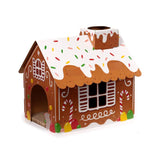 DIY Christmas Ginger Lane Katzenspielhaus aus 100 % Pappe