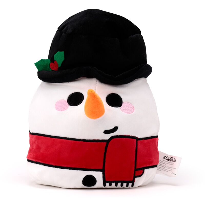 Plüsch-Squidglys, festlicher Weihnachtsmann, Cole, der Schneemann