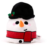 Plüsch-Squidglys, festlicher Weihnachtsmann, Cole, der Schneemann