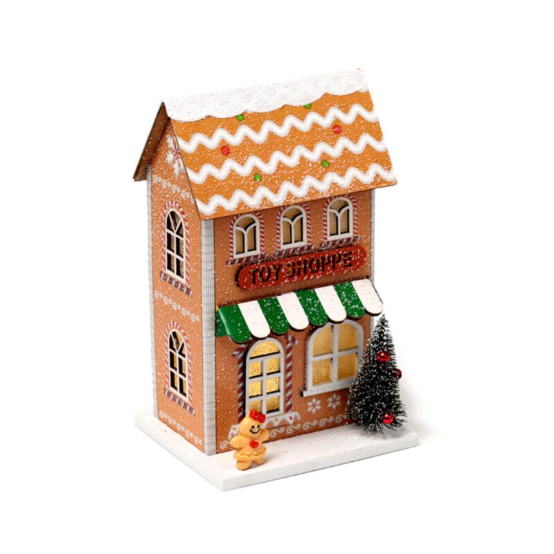 Lebkuchenspielzeug Weihnachtshaus führte Dekoration