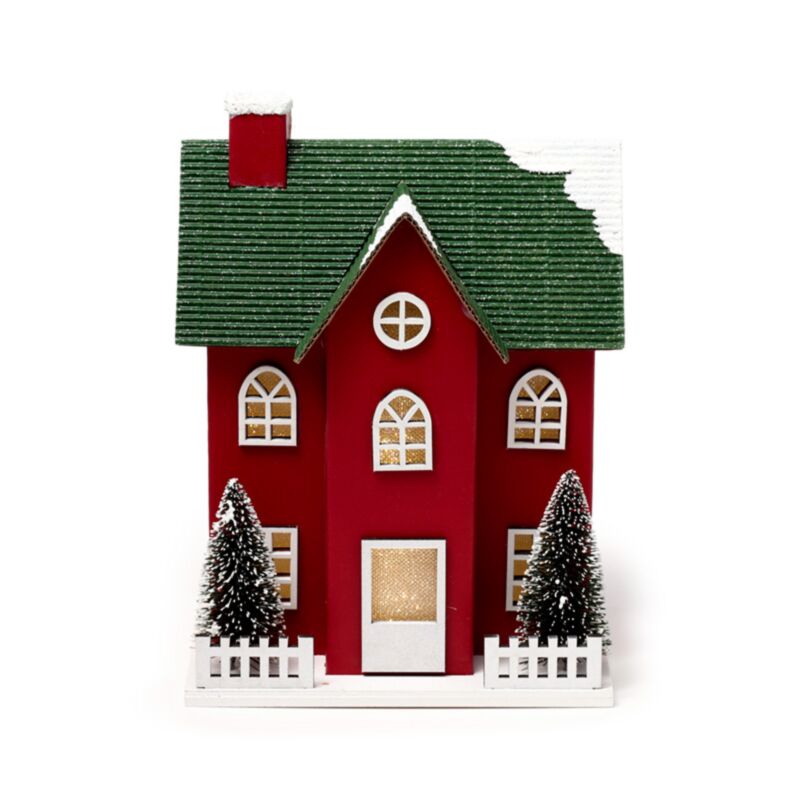 Weihnachtsweihnachtsstadthaus-LED-Dekoration