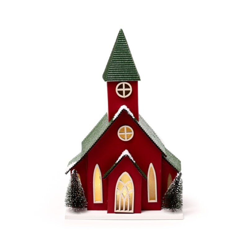 Weihnachtskirche führte Dekoration