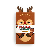 Weihnachtsfestliche Freunde Rudolph, aufklappbarer Notizblock