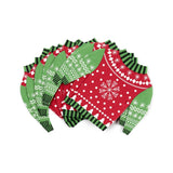 Weihnachtspullover-Packung mit 12 3-lagigen Partyservietten aus Papier