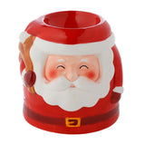 Weihnachts-Duftbrenner aus Keramik in Form eines Weihnachtsmanns