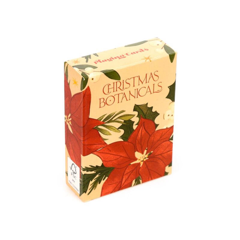 Weihnachts-Botanicals-Spielkarten-Kartenspiel