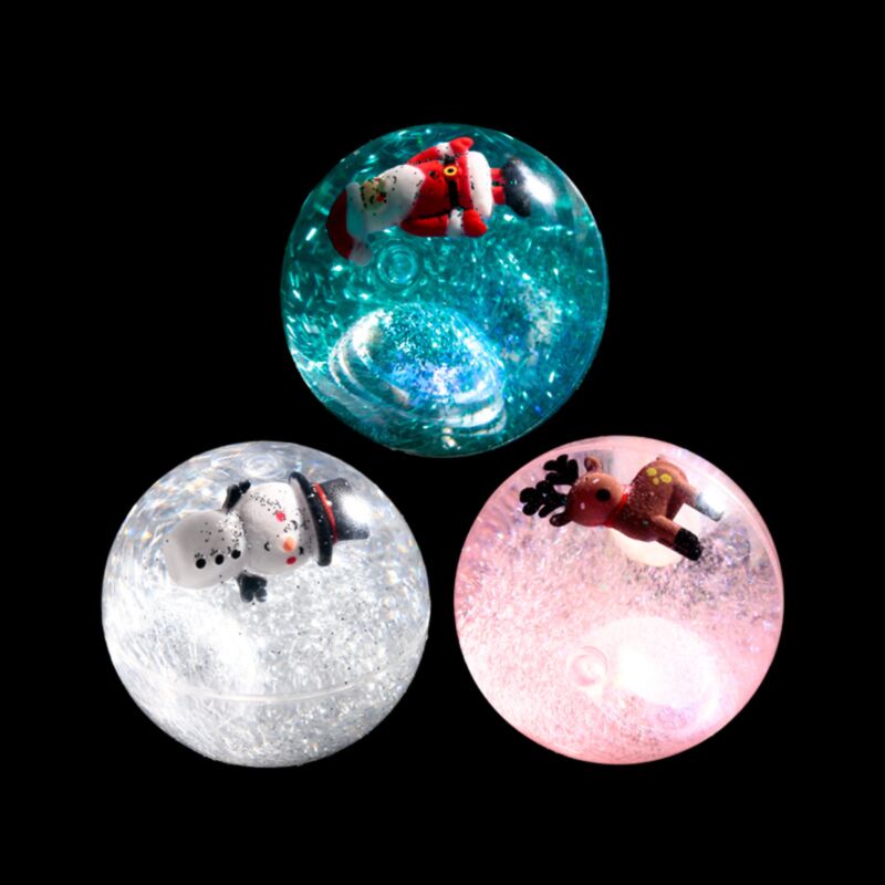 Jingle Weihnachts-Hüpfball mit hoher LED-Blinkung