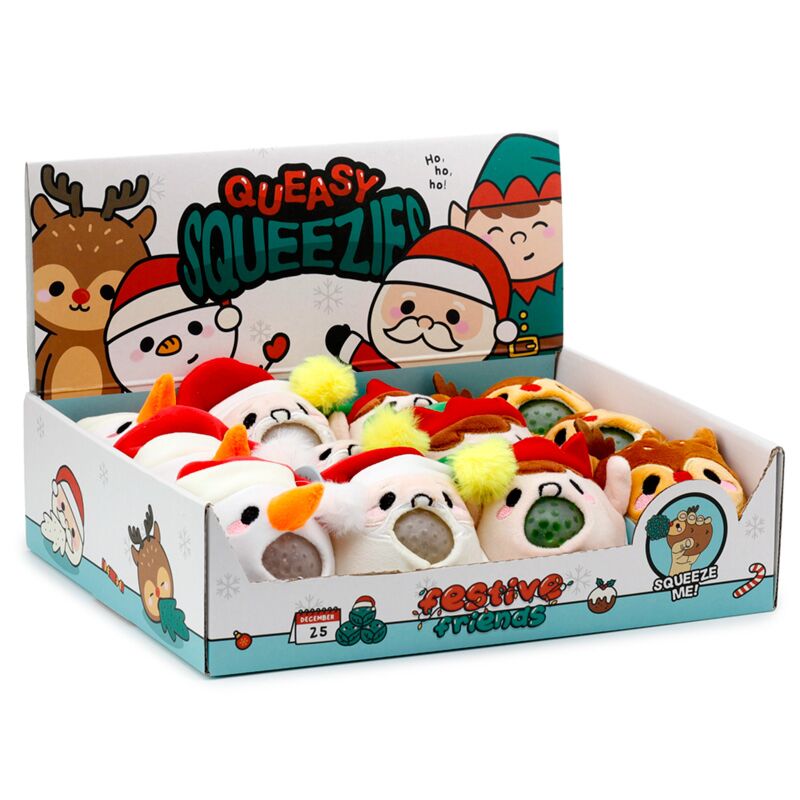 Queasy Squeezies Weihnachten festliches Weihnachts-Quetschspielzeug