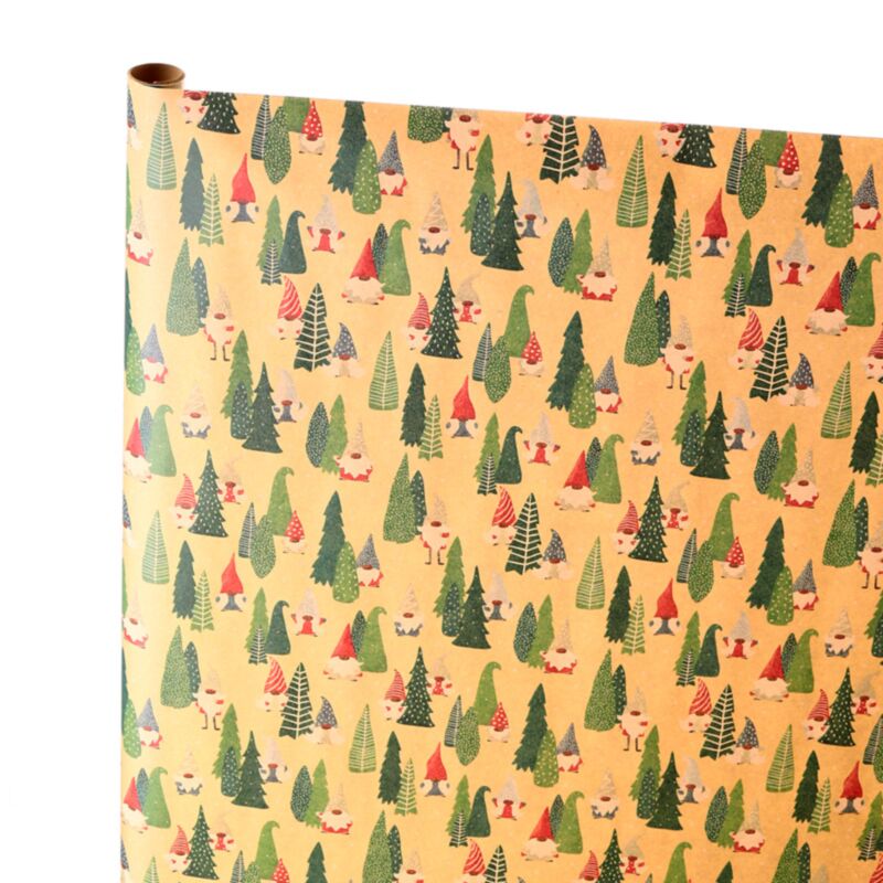 Weihnachtszwerg 3m Geschenkpapierrolle