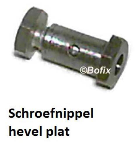 Bofix -Schraubnippel -Domino für Hebel flach