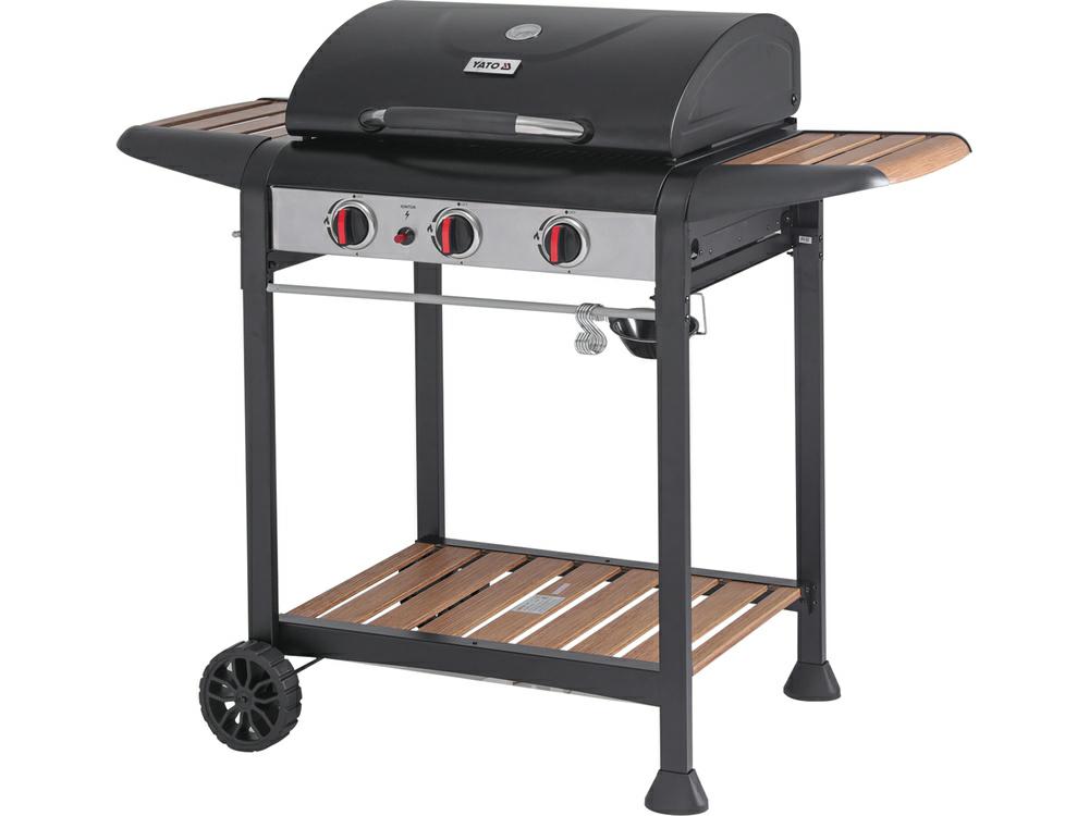 Yato gasgrill gastro 3 branders 9kw