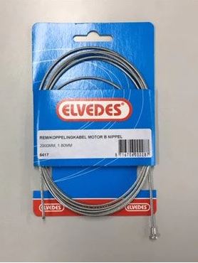 ELVEDEN COUPLING BINNenkabel 2000mm verzinkt Ø1,8 mm mit V-Nipple (auf der Karte)