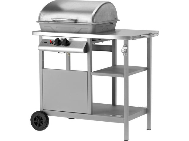 Lund gasgrill 2 branders 5,5kw s s