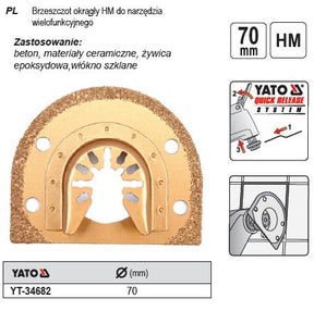 Yato mt ronde zaagbladen hm