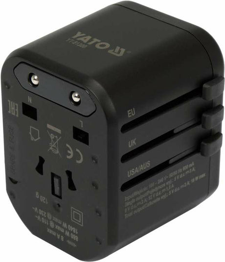Yato universele adapter usb usb-c 18w