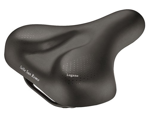 Sattel Selle San Remo Lugano Vakuumgriff Schwarz (Karte)