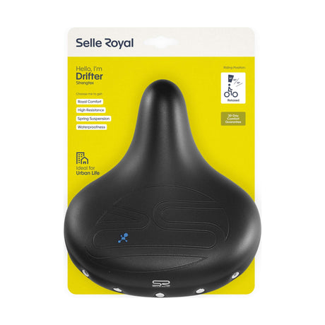 Sattel SR Premium Drifter Strowthex Schwarz