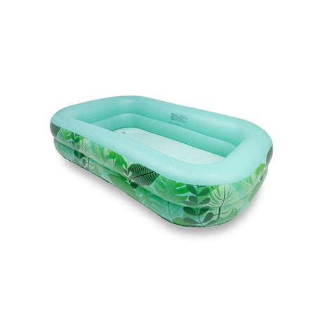 Tropischer Traum | grüner aufblasbarer Pool 211 x 132 x 46 cm
