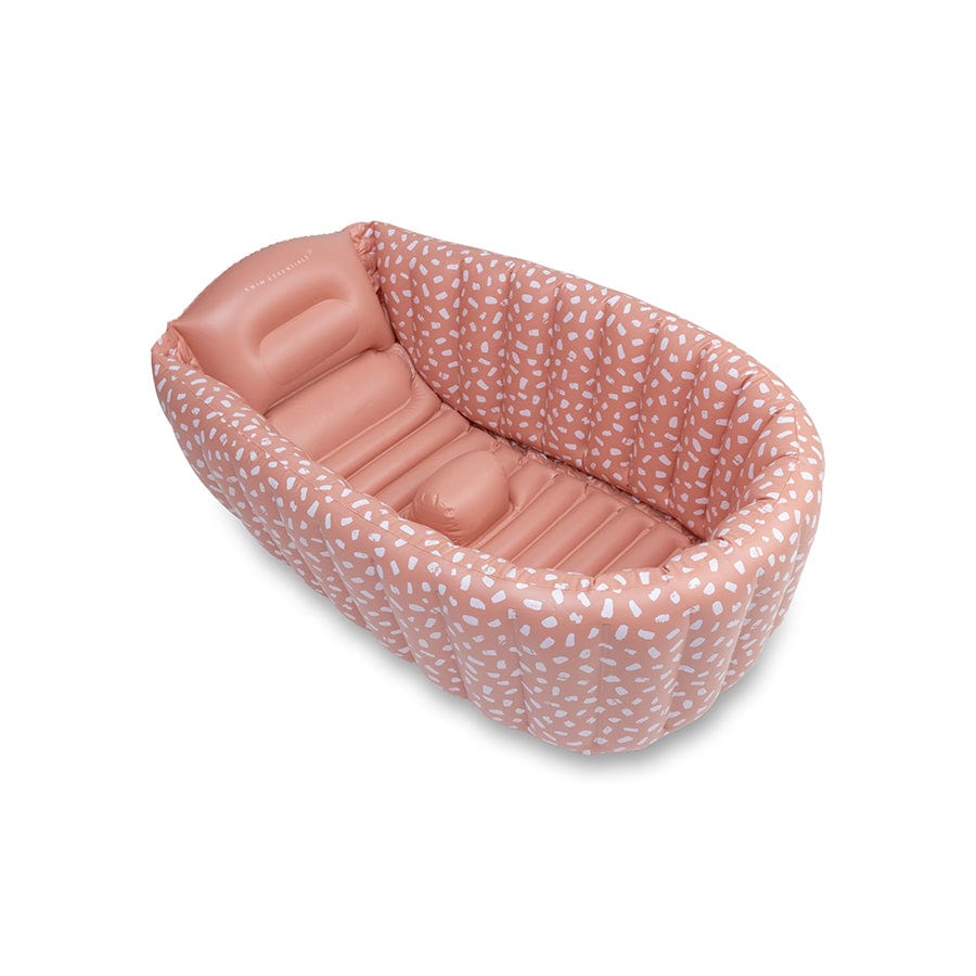 Glückseligkeit vor Ort | rot-weiße Babybadewanne