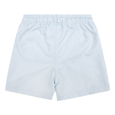Blaue Streifen | Blaue weiße UV-Badehose für Jungen und Herren