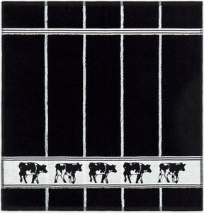 Ddddd Küchentuch schwarz-weiße Kuh 50x55cm 6 Stück