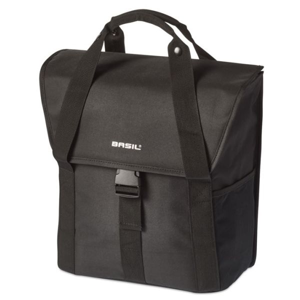 Basil Bag Go Single Schwarz 16l