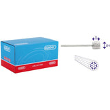 Elvedes Cable Systems BV Link Innenkabel Elvedes 3000 mm Edelstahl ø1,1 mm Shimano SRAM Nippel (auf Karte) – Silber