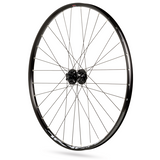 Rodi Laufradsatz Tryp 25 27,5 Vorderrad Steckachse 15x100 und Hinterrad Schnellspanner 9x135 - 6-Loch-Bremsscheibenmontage - 8 9 10 11 Geschwindigkeit - Schwarz