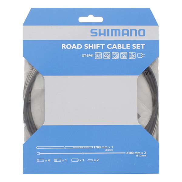 Shimano Gear Set Race Edelstahl - schwarz