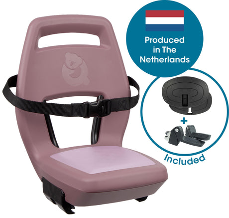 Qibbel Rücksitz Junior 6+ Gepäckträger rosa