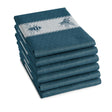 Ddddd theedoek bees 60x65cm petrol per 6 stuks