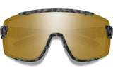 Smith Bril Wildcat Mattgrau Marmor Chromapop polarisierter Bronzespiegel