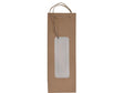Weinflaschentasche mit Fensterpapier