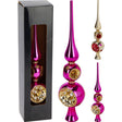 Home styling kerst piek 30cm 2 assorti kerst piek 30cm glas 2 assorti