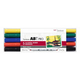 Tombow • Abt Pro Marker-Set auf Alkoholbasisfarben 5-tlg