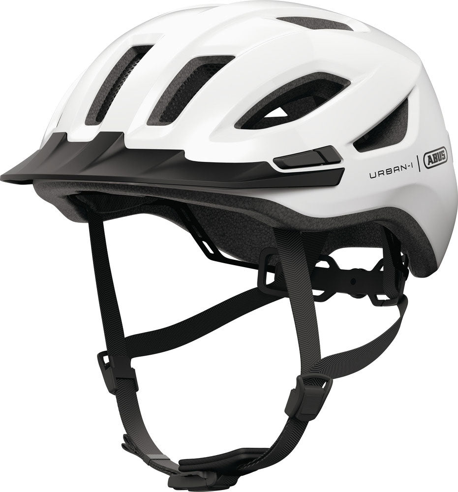 Abus Helm Urban-i 4.0 glänzend weiß M 54-58cm