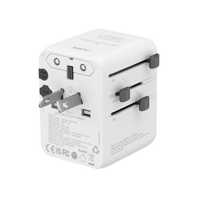 Morre reisadapter gan iii 45w, 3×usb-c + 2×usb-a, pd + qc