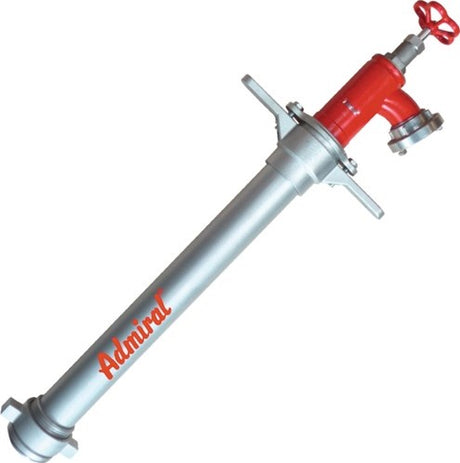 Admiral Hydrantenstandrohr | Aluminium | dn80 | 1 x C-Drain, 1 Ventil | 1 Stück - 1090av-80-c - 1090av-80-c