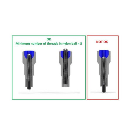 Alpina Spaak Nippel mit runden Kopf 14g 15,0 mm 4 FG 2.3 ABS Messing Black (144 Stücke)