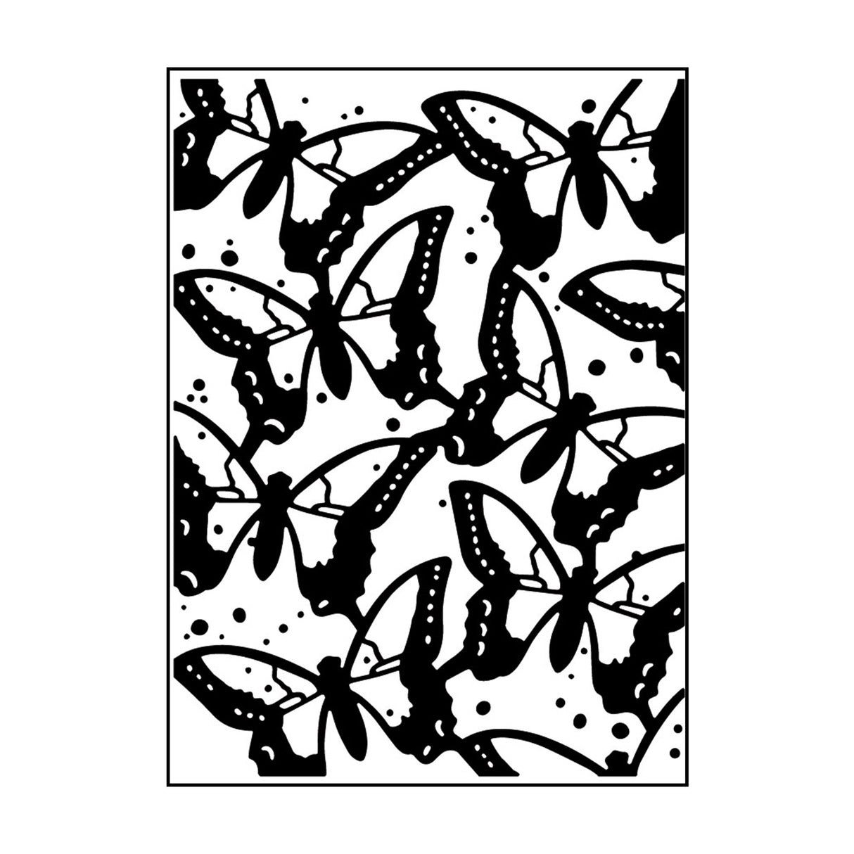 Carabelle Studio • Prägeschablone 10,8x14,6cm Papillons