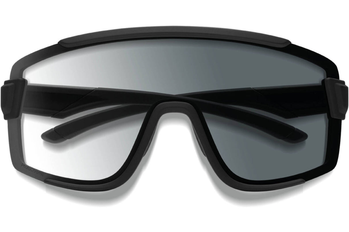 Smith-Brille Wildcat, mattschwarz, Chromapop, photochrom, klar bis grau